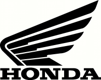 Honda logo matrica 15x15cm