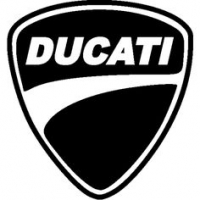 Ducati logo matrica 15x15cm